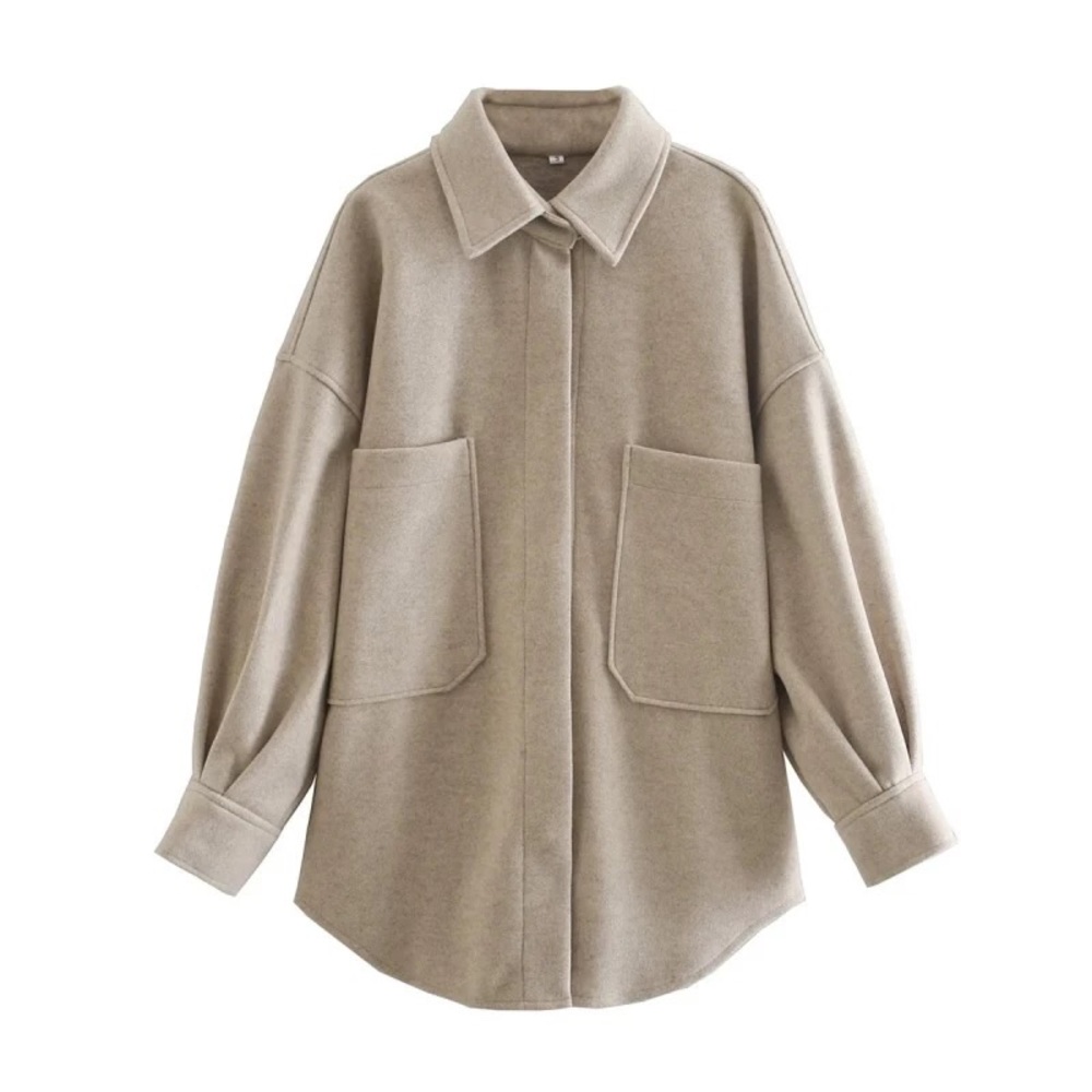 Coat jacket pockets women light fall fashion - Picture 12 of 13